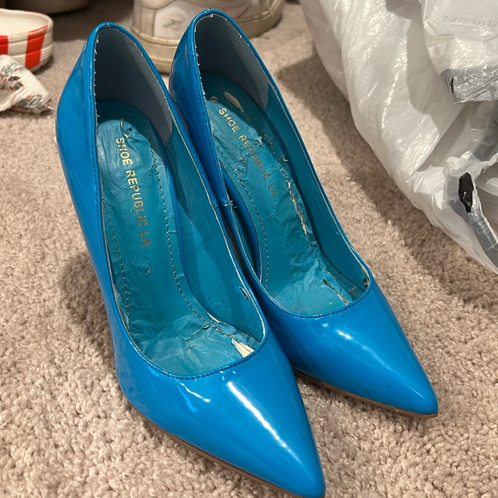 Blue heels